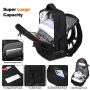 17" Travel Backpack Carry-on Laptop Backpack Overnight Bag Weekender Bag Casual Daypack for Women Men College