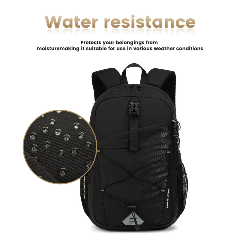 Amalodie Carry On Backpack,Hiking Backpack Waterproof Outdoor Sports,Black