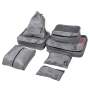 Travelhouse 7 Pcs Set Packing Cubes for Travel Suitcase Luggage Organizer Bags.Gray