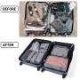 Travelhouse 7 Pcs Set Packing Cubes for Travel Suitcase Luggage Organizer Bags.Gray