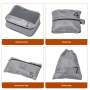 Travelhouse 7 Pcs Set Packing Cubes for Travel Suitcase Luggage Organizer Bags.Gray