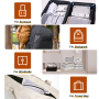Travelhouse 7 Pcs Set Packing Cubes for Travel Suitcase Luggage Organizer Bags.White
