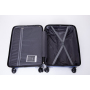 Valise Hardshell Spinner Wheels Ensembles de bagages en PP Valise légère et durable avec serrure TSA, ensemble de 3 pièces (20/24/28), bleu marine