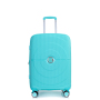 Expandable Hardshell Suitcase Double Spinner Wheels PP Luggage Sets Lightweight Durable Suitcase with TSA Lock,3-Piece Set (20/24/28) ,Lake Blue