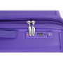 Expandable Hardshell Suitcase Double Spinner Wheels PP Luggage Sets Lightweight Durable Suitcase with TSA Lock,3-Piece Set (20/24/28) ,Purple
