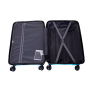Hardshell Suitcase Spinner Wheels PP Luggage Sets Lightweight Durable Suitcase with TSA Lock,3-Piece Set (20/24/28) ,Light Blue