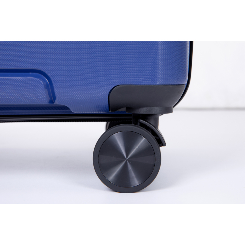 Hardshell Suitcase Spinner Wheels PP Luggage Sets Lightweight Durable Suitcase with TSA Lock,3-Piece Set (20/24/28) ,Navy