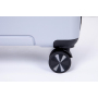 Hardshell Suitcase Spinner Wheels PP Luggage Sets Lightweight Durable Suitcase with TSA Lock,3-Piece Set (20/24/28) ,Silver