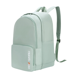 Mochila de viaje Travelhouse para portátil de 18 pulgadas, antirrobo, delgada, resistente, para colegio, universidad, color verde