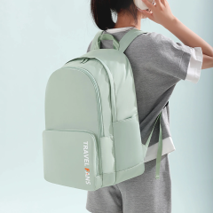 Mochila de viaje Travelhouse para portátil de 18 pulgadas, antirrobo, delgada, resistente, para colegio, universidad, color verde
