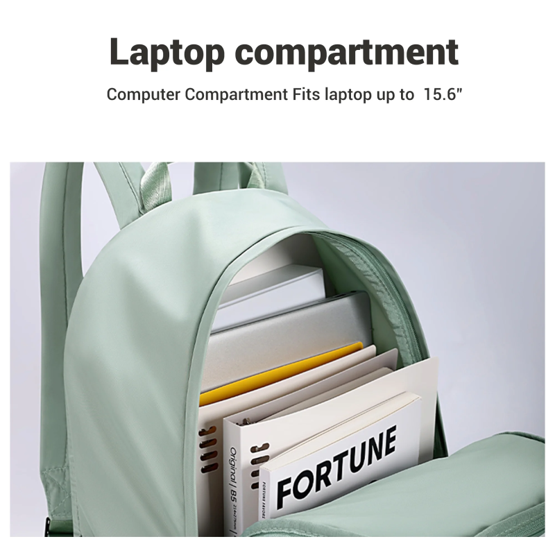 Travelhouse Travel Backpack Laptop Business 18 Inch Business Anti Theft Slim Sturdy College School Computer Bag.Green
