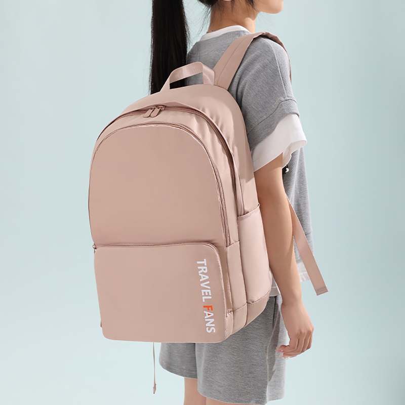 Travelhouse Travel Backpack Laptop Business 18 Inch Business Anti Theft Slim Sturdy College School Computer Bag.Pink