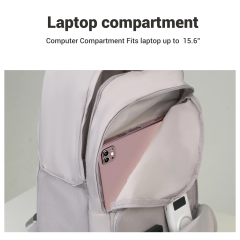 Travelhouse Travel Backpack Laptop Business 18 Inch Business Anti Theft Slim Sturdy College School Computer Bag.White