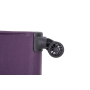 3-Piece Set (18/Travelbag /toiletry bag) ,Softshell Suitcase Spinner Wheels Terylene Polyester Luggage Sets Carry On Suitcase Luggage Lightweight Durable Suitcase PURPLE