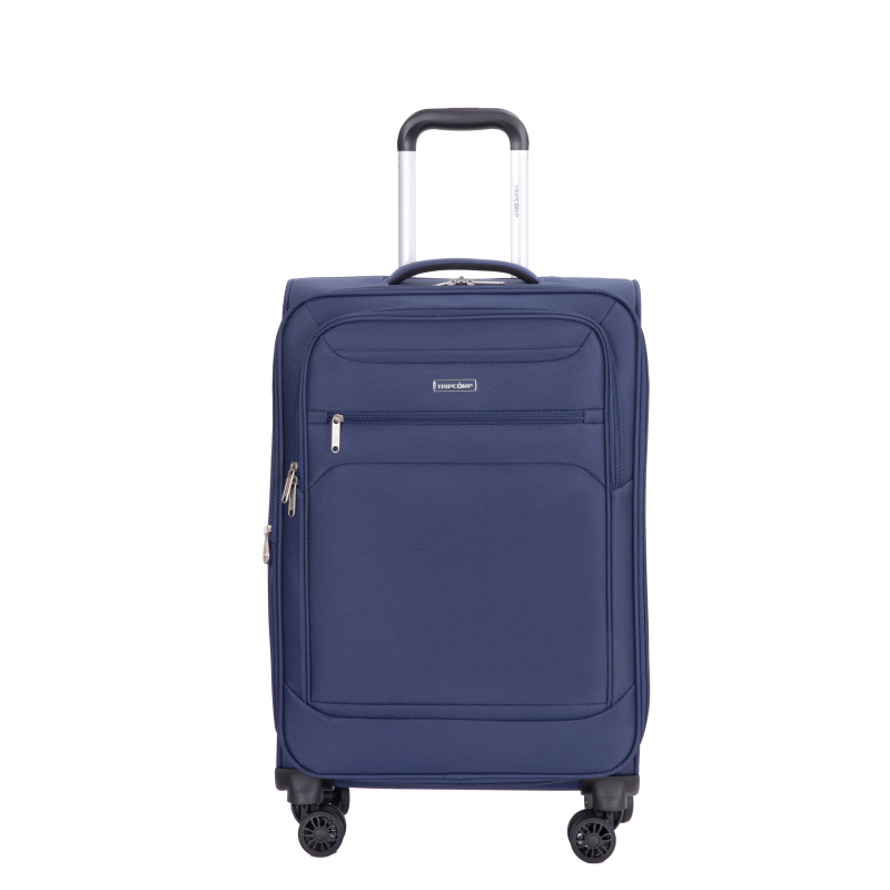 5-Piece Set (18/23/27/Travelbag /toiletry bag) ,Softshell Suitcase Spinner Wheels Terylene Polyester Luggage Sets Carry On Suitcase Luggage Lightweight Durable Suitcase BLUE
