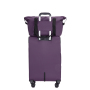5-Piece Set (18/23/27/Travelbag /toiletry bag) ,Softshell Suitcase Spinner Wheels Terylene Polyester Luggage Sets Carry On Suitcase Luggage Lightweight Durable Suitcase PURPLE