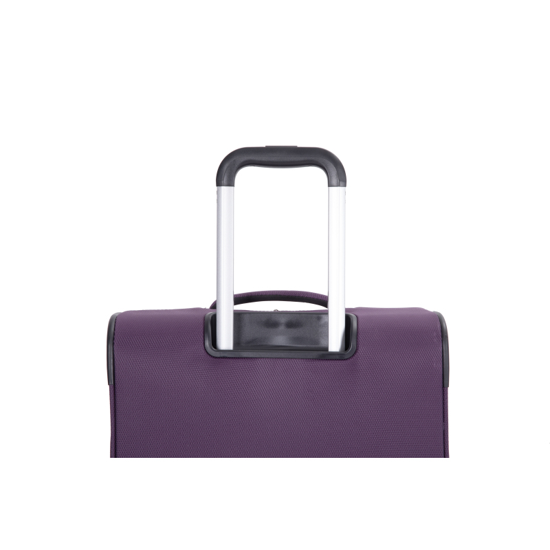 5-Piece Set (18/23/27/Travelbag /toiletry bag) ,Softshell Suitcase Spinner Wheels Terylene Polyester Luggage Sets Carry On Suitcase Luggage Lightweight Durable Suitcase PURPLE