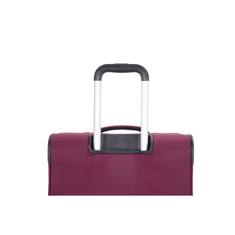 5-Piece Set (18/23/27/Travelbag /toiletry bag) ,Softshell Suitcase Spinner Wheels Terylene Polyester Luggage Sets Carry On Suitcase Luggage Lightweight Durable Suitcase WINE RED