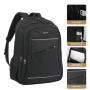 Travel carry on Backpack Business slim Sturdy Laptops Backpack, College School Computer Bag Gift for Men & Women Fits 15 Inch Notebook.Black