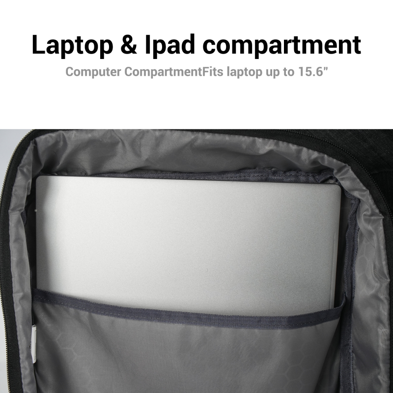 Travel carry on Backpack Laptop Business 17 Inch Business Slim Sturdy College School Computer Bag Gift for Men & Women.Black