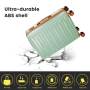 Hardside Luggage Sets 3 Piece, Hardshell Suitcase TSA Lock Spinner Wheel with Travel Duffle Bag and 4 Packing Cube.Green