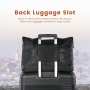 NiceTravel 8-Piece Hardside Luggage Set, Lightweight Suitcase with TSA Lock & Expandable Travel Tote Bag and Packing Cube, Black