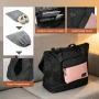 NiceTravel 8-Piece Hardside Luggage Set, Lightweight Suitcase with TSA Lock & Expandable Travel Tote Bag and Packing Cube, Pink