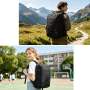 Travel carry on Backpack Laptop Business 17 Inch Business Slim Sturdy College School Computer Bag Gift for Men & Women.Black
