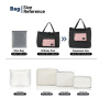 NiceTravel 8-Piece Hardside Luggage Set, Lightweight Suitcase with TSA Lock & Expandable Travel Tote Bag and Packing Cube, Pink