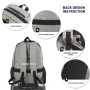 Travel carry on Backpack Business slim Sturdy Laptops Backpack, College School Computer Bag Gift for Men & Women Fits 15 Inch Notebook.Gray