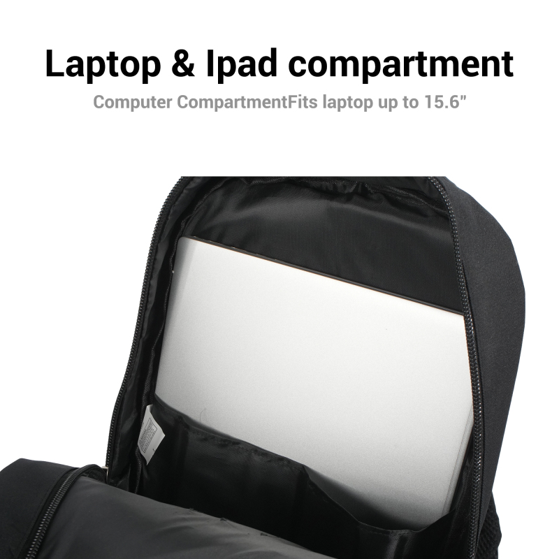 Travel carry on Backpack Business slim Sturdy Laptops Backpack, College School Computer Bag Gift for Men & Women Fits 15 Inch Notebook.Black