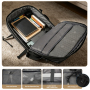 Travel carry on Backpack Laptop Business 17 Inch Business Slim Sturdy College School Computer Bag Gift for Men & Women.Black