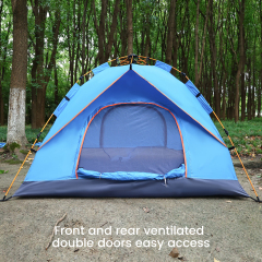 Forest Myth 2 Person Instant Camping Tent, Auto Setup Pop Up Tent for Camping/Hiking/Travel, Blue