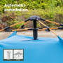  Forest Myth 2 Person Instant Camping Tent, Auto Setup Pop Up Tent for Camping/Hiking/Travel, Blue