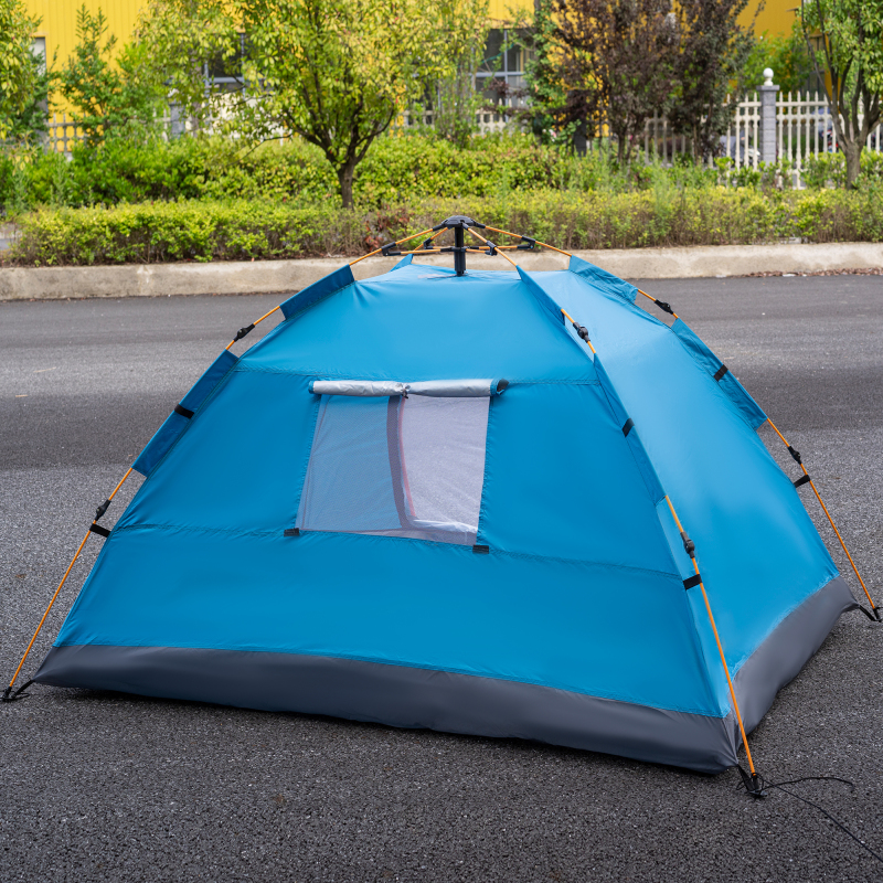  Forest Myth 2 Person Instant Camping Tent, Auto Setup Pop Up Tent for Camping/Hiking/Travel, Blue