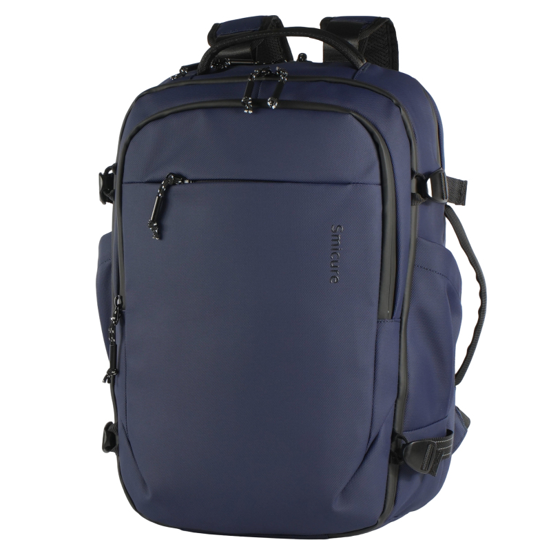 Smicure Travel carry on Backpack Laptop Business 18 Inch Business Anti Theft Slim Water Resistant Sturdy College Computer Bag.Blue
