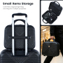 Tripcomp 11 Piece Hardshell Luggage Set, 20/24/28 Inch Carry On Spinner Suitcase with Packing Cubes Toiletry Bag, Lightweight Durable Travel Suitcase Smooth Rolling Wheels,Black
