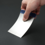 Ensemble de 4 grattoirs à peinture en acier inoxydable avec manche en plastique