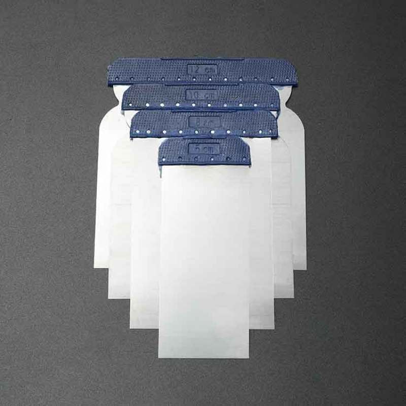 Ensemble de 4 grattoirs à peinture en acier inoxydable avec manche en plastique