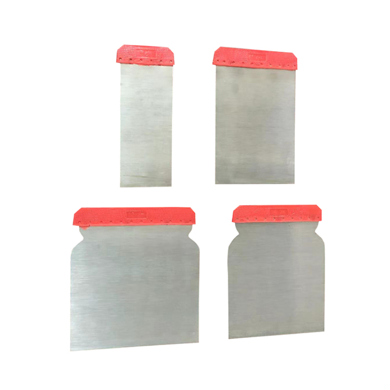 Ensemble de 4 grattoirs à peinture en acier inoxydable avec manche en plastique