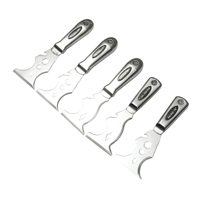 Hot Sales High Quality 10 in 1 Stainless Steel Handle Blade Multi-function Scraper
