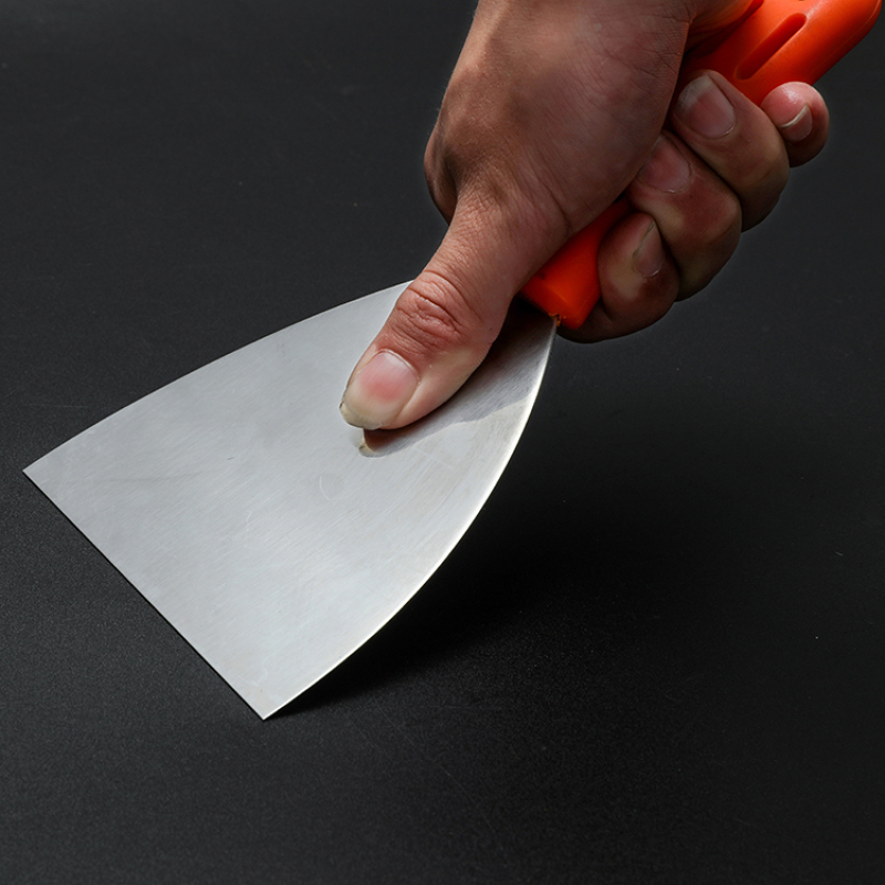 Plastic ABS Handle Soft Grip Flexible Stainless Steel Carbon Steel  Rust-free Putty Knife Scrapers
