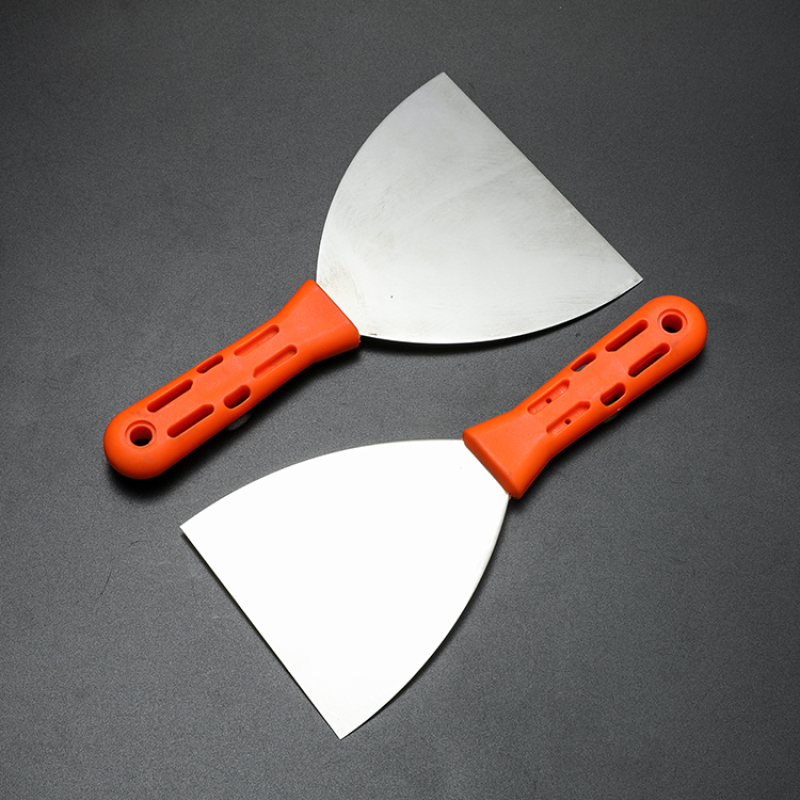 Plastic ABS Handle Soft Grip Flexible Stainless Steel Carbon Steel  Rust-free Putty Knife Scrapers
