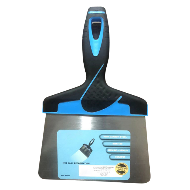 Injection Molded Plastic Handle Stainless Steel Putty Knife Scraper