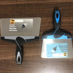 Injection Molded Plastic Handle Stainless Steel Putty Knife Scraper