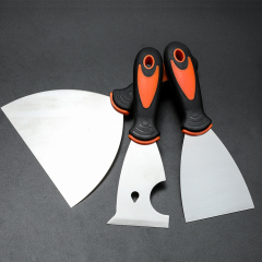 Hand Tool Putty Knife Scraper Blade Trowel Scraper Shovel Construction Spatula Kit Plastic Handle Wall Plastic Spatula