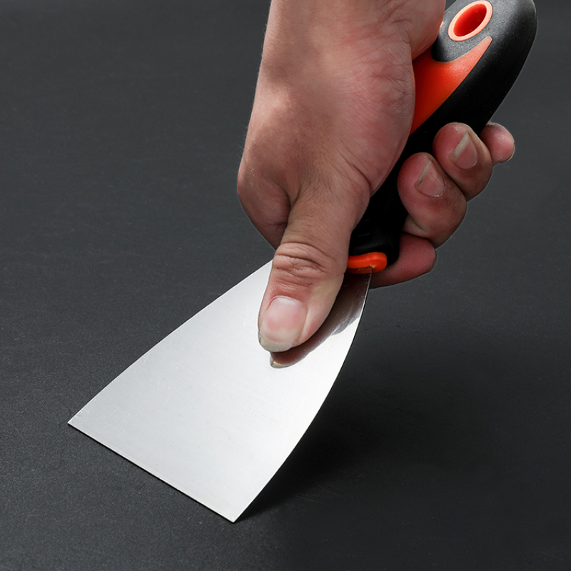 Hand Tool Putty Knife Scraper Blade Trowel Scraper Shovel Construction Spatula Kit Plastic Handle Wall Plastic Spatula