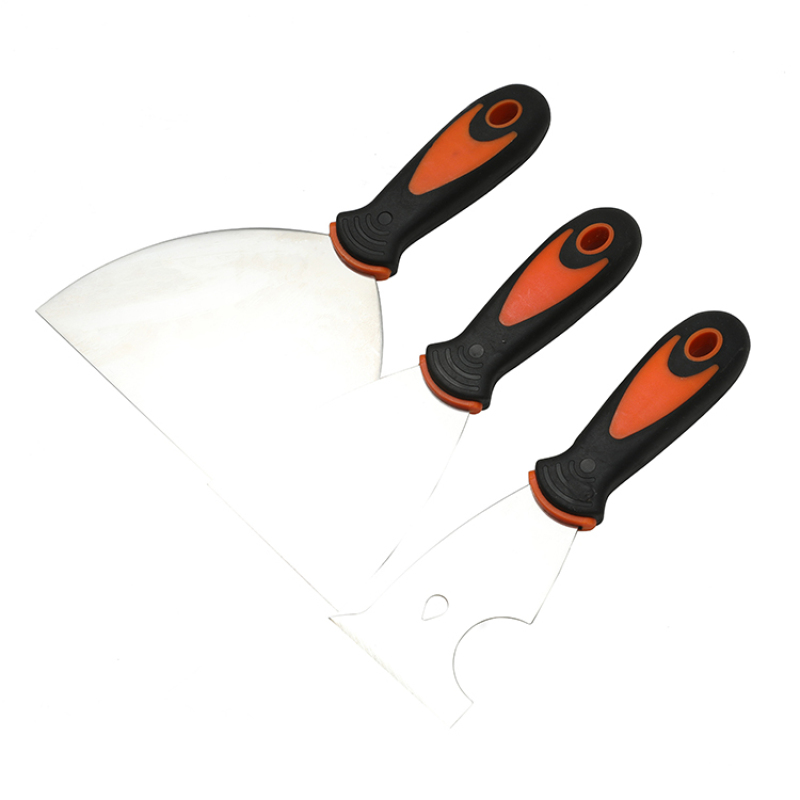 Hand Tool Putty Knife Scraper Blade Trowel Scraper Shovel Construction Spatula Kit Plastic Handle Wall Plastic Spatula