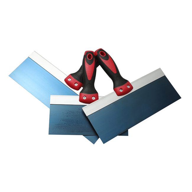 Lightweight Comfortable and Ergonomically Designed Handle Dry Wall Knife High-Grade Blue Steel Taping Knife
