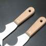 Manche en bois Grattoir à peinture en acier inoxydable Couteau à rubaner Couteau à mastic multifonctionnel Grattoir